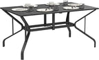 Outsunny Rectangle Outdoor Dining Table by Outsunny