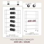 BestOffice NSF Wire Shelving Unit 6Shelf Large Storage Shelves Heavy Duty Metal - Image 3