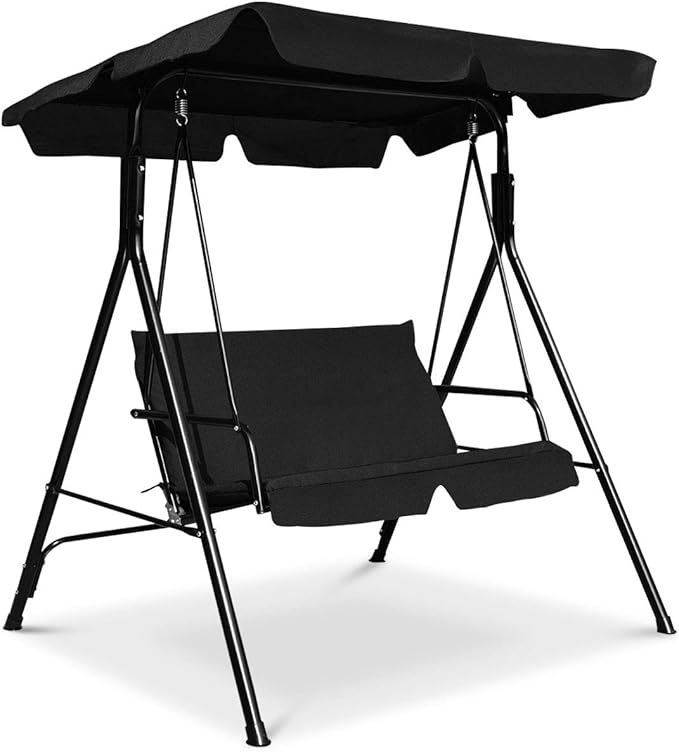 Tangkula 2 Person Porch Swing, Outdoor Swing by TANGKULA