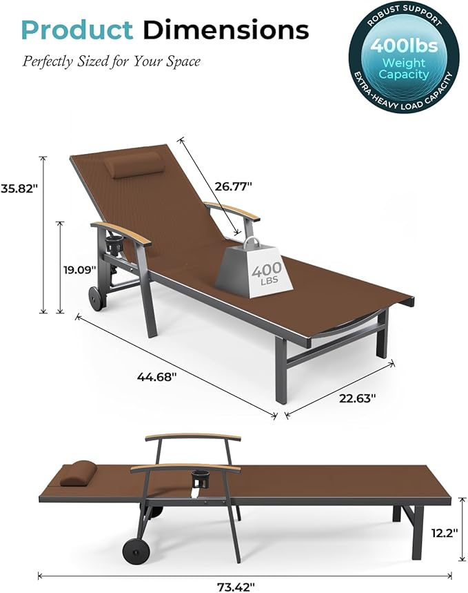 Ciokea Outdoor Lounge Chair - Image 2