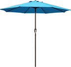 Blissun 9' Outdoor Patio Umbrella, Outdoor Table Umbrella, Yard Umbrella by Blissun