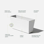 Veradek Midori Long Trough Planter - Image 4