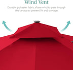Best Choice Products 10x10ft Cantilever Patio Umbrella w/Base Included - Image 6