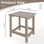 Outdoor Side Tables Adirondack, HDPE Small Table - Image 3