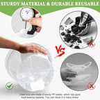 10 Pack 10 Inch Clear Nursery Pots - Image 4