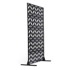 VEVOR Metal Privacy Screen, Outdoor Privacy Screens 5-Panel, Freestanding - Image 12