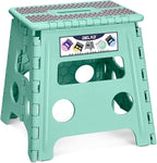 Delxo Folding Step Stool 13 Inch Non-Slip Foldable Stools by Delxo