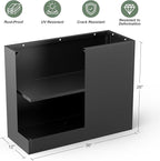 Metal Large Planter Box 36" L x 12" W x 26" H, Heavy Duty Tall Rectangle - Image 2