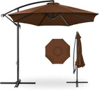Best Choice Products 10ft Offset Cantilever Hanging Market Patio Umbrella by BestChoiceProducts