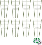 8 Pack Plant Support Tomato Cages by TOCCYARD