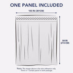 PureFit Outdoor Curtains for Patio Waterproof Weatherproof, UV Resistant - Image 6