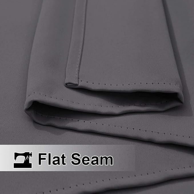 NICETOWN Outdoor Curtains for Patio W100 x L108 inch 2 Pieces, Sun Blocking - Image 4