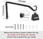 Gtongoko 2 Pack 8 Inch Metal Plant Hangers Wall Hooks - Image 2