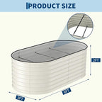 Garvee Galvanized Raised Garden Bed Outdoor, Rust-Resistant Raised Garden Beds - Image 2