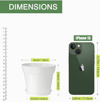 28 Pack 4 inch Small Plant Pots, Plastic Planters - Image 7