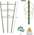 8 Pack Plant Support Tomato Cages - Image 2