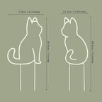Cat-Shaped Small Trellis for Potted Plants, 13 inches Hoya Trellis 2 Pack - Image 3