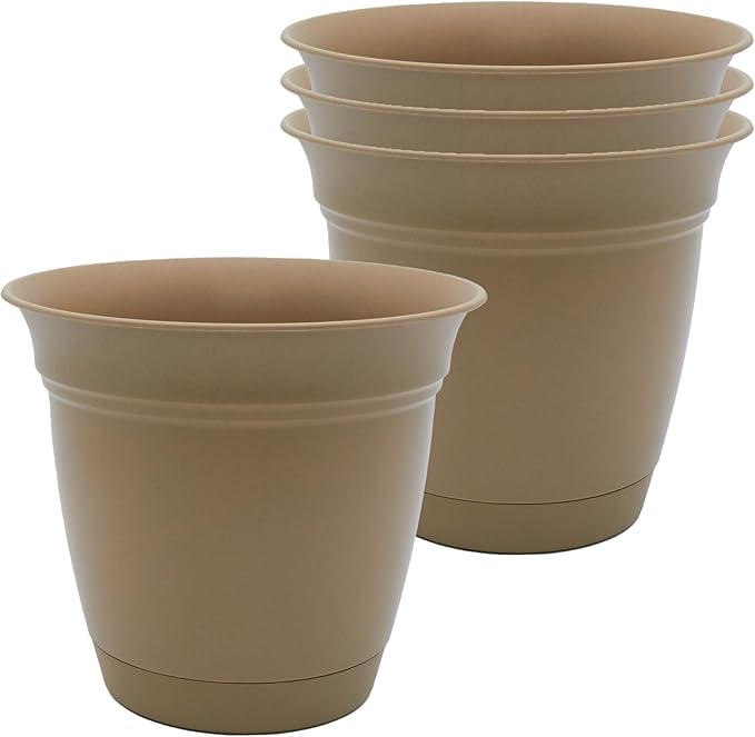 The HC Companies 8 Inch Eclipse Round Planter Pots by TheHCCompanies