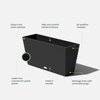 Veradek Midori Long Trough Planter - Image 4