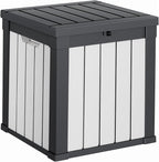 40 Gallon Resin Deck Box, Lockable Patio Outdoor Storage Box by OutdoorLivingPerfected