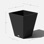 Veradek Nobleton Indoor/Outdoor Wide Square Planter - Image 8