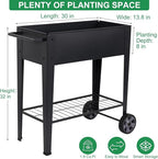 Elevated 32" Tall Raised Garden Bed - Image 2