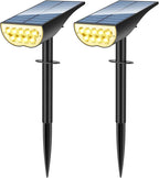 Solar SpotLights Outdoor Waterproof, Solar Lights Outdoor IP65 Waterproof by ZookkiDirect