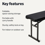 Amazon Basics 6ft Folding Bench - Image 3