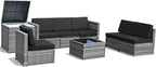 Tangkula 8 Pieces Wicker Patio Furniture Set - Image 9