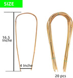 Avalution 16" Natural Bamboo Plants Trellis U-Hoop, Bamboo Gaeden Trellis - Image 2