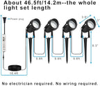 Landscape Lighting, 24W RGB Spot Lights Outdoor - Image 7