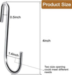 30 Pack Heavy Duty S Hooks Pan Pot Holder Rack Hooks Hanging Hangers S Shaped - Image 2