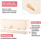 6 Pack Rectangle Planter 16x4.4 Inch Window Boxes Planters Rectangular Large - Image 3