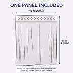PureFit Outdoor Curtains for Patio Waterproof Weatherproof, UV Resistant - Image 6