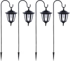 Dynaming 4 Pack Solar Hanging Lights Outdoor, Solar Powered Garden Decorative - Image 8
