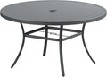 VICLLAX 53" Outdoor Round Patio Table by HOME