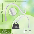 FEED GARDEN Iron Wall Hooks Decorative Metal Curved Plant Hanger Hooks - Image 2