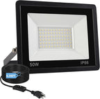 50W Flood Lights Outdoor, 8000LM Bright LED Work Light, IP66 Waterproof Outside by Unknown