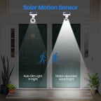 Solar Motion Lights Waterproof Metal Body, 1400-Lumen 9-Watt, Solar Powered - Image 3