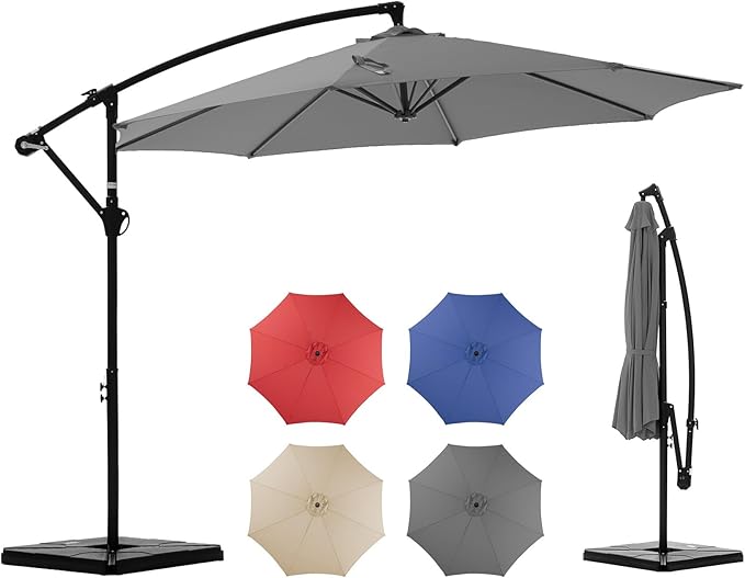 OLIXIS 9.7FT Offset Patio Umbrella by OLIXIS