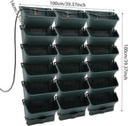 18 Pots Self-Watering Vertical Garden Planter Wall Mounted, - Image 2