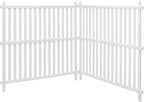 VEVOR 48" W x 48" H Vinyl Fence Panels, Air Conditioner Fence, Outdoor Privacy - Image 9