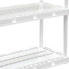 Gracious Living 3 Pack Light Duty Storage Shelves, Knect-A-Shelf 4-Shelf - Image 9