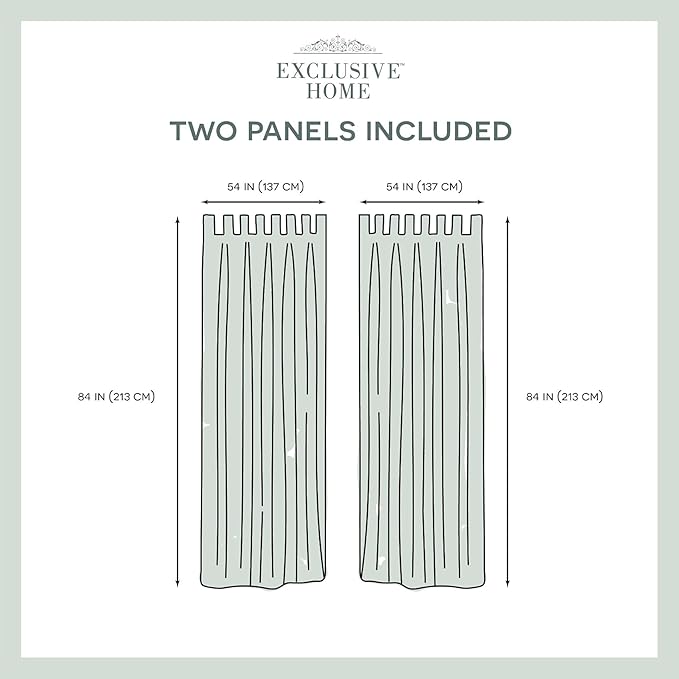 EXCLUSIVE HOME Cabana Solid Indoor/Outdoor Light Filtering Hook-and-Loop Tab - Image 6
