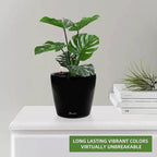 Dexceder 9x8 Inches High Gloss Self Watering Planter Indoor Outdoor, Inner Pot - Image 6