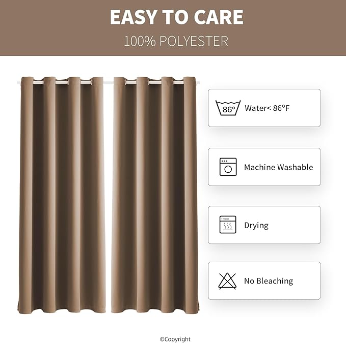 Waterproof Outdoor Curtain W52 x L84 - Image 7