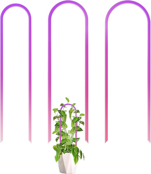 3 Pack Colorful Acrylic Plant Trellis by EGOMYRON