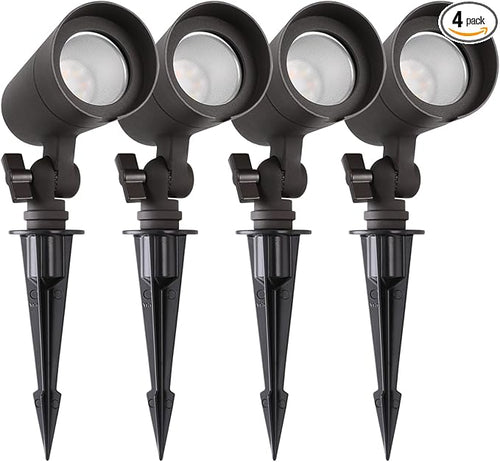 3CCT LED Landscape Lights with Connectors, 12V Low Voltage, 3000K/4000K/5000K by EENERGETICLIGHTING