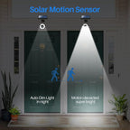 Solar Motion Lights Outdoor 1400-Lumen LED Spotlight 9-Watt Solar Flood - Image 3