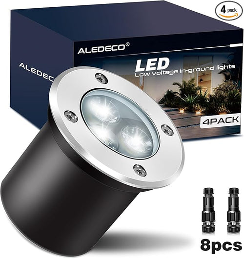 4Pack 3W Low Voltage Landscape Lights by ALEDECO